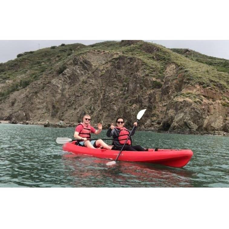 That time we went kayaking and got hit by a boat and ran into the pier. 😂
