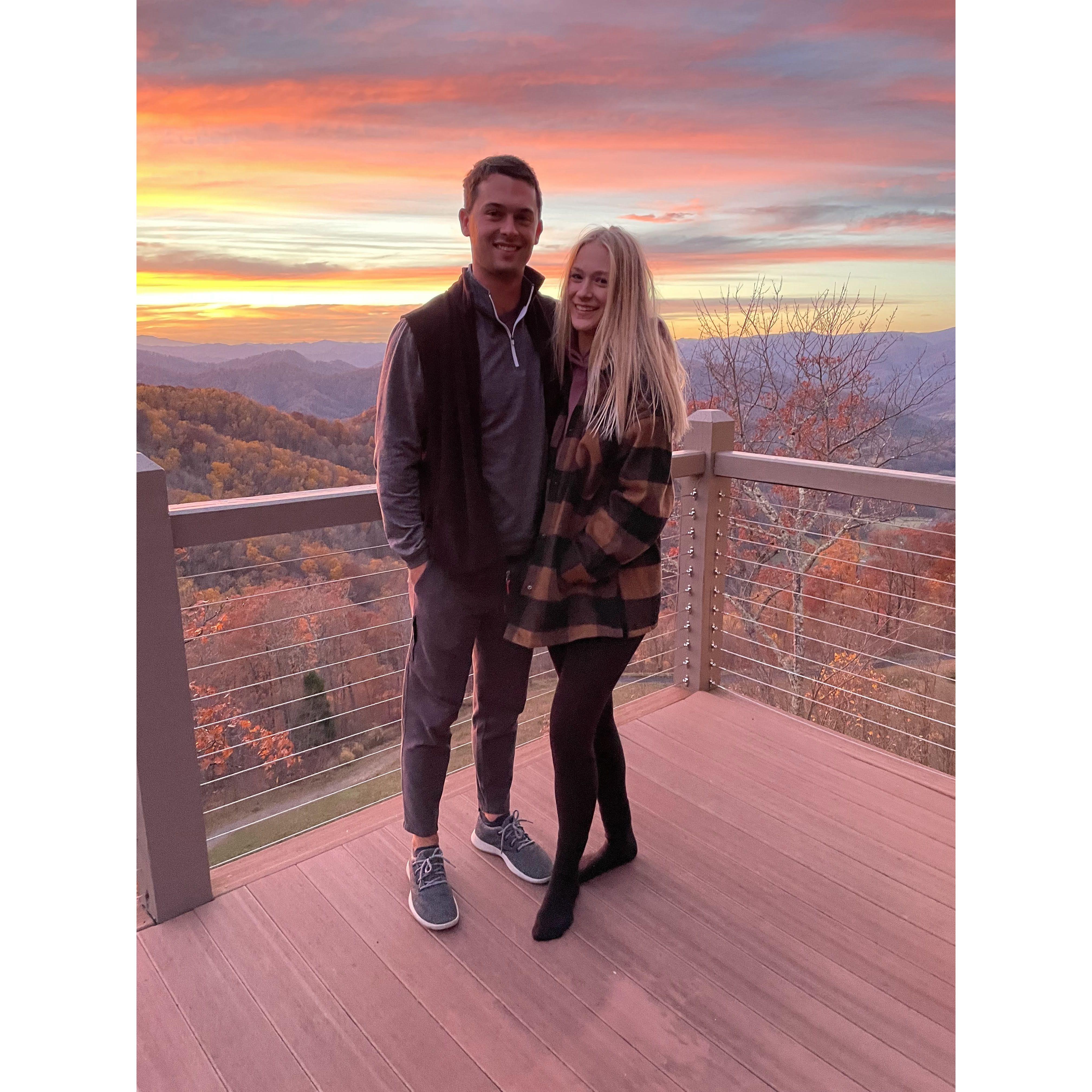 In the mountains of NC