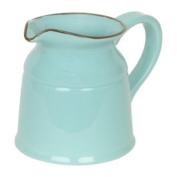 Turino Turquoise Ceramic Pitcher, 90 oz.