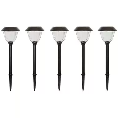 Member's Mark 6-Piece LED Solar Disc Lights - Oil-Rubbed Bronze