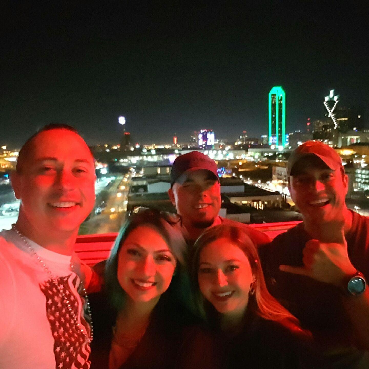 Happy New Years 2017 from the Dallas skyline.