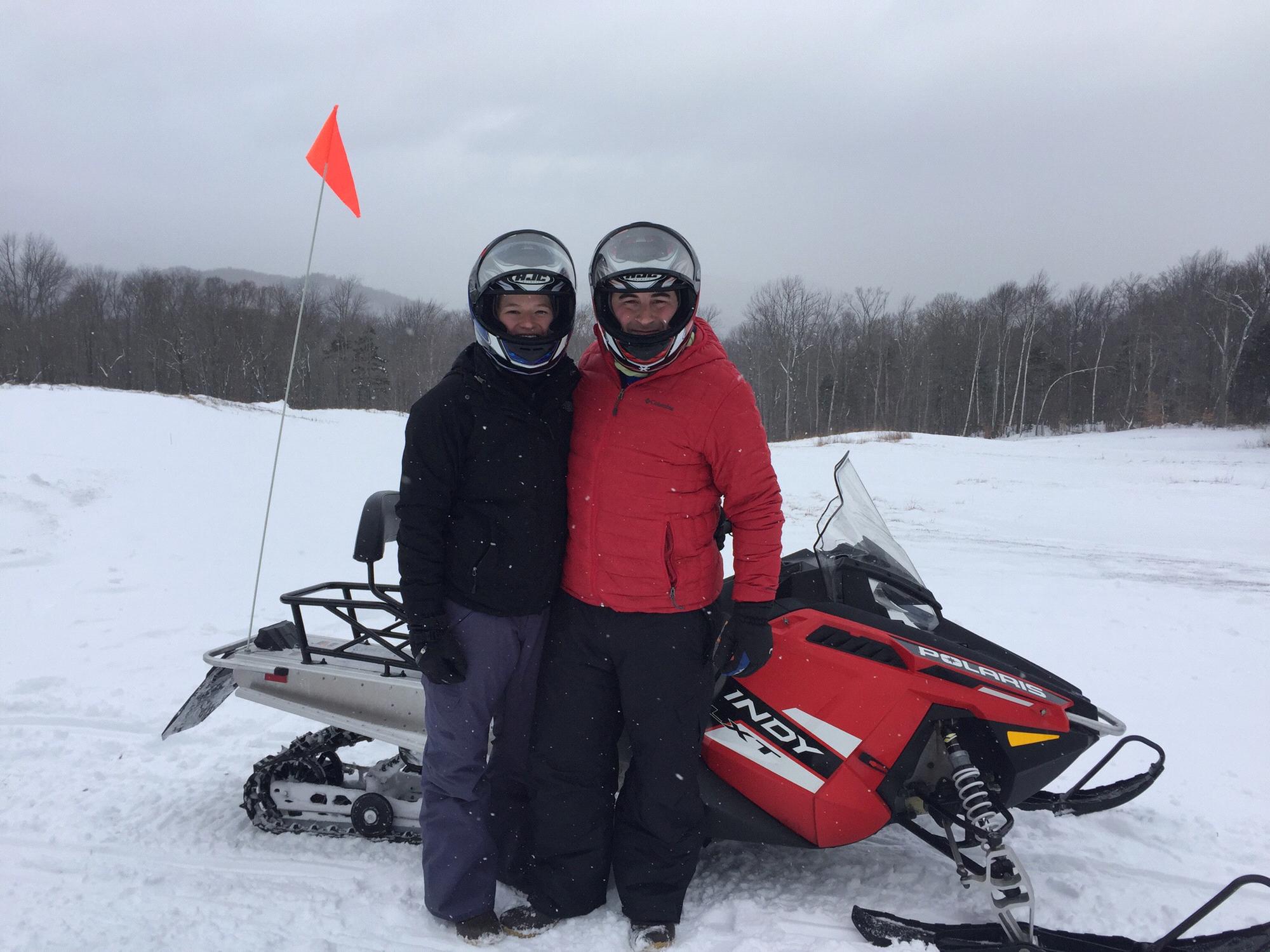 Snowmobiling in Vermont ❄️