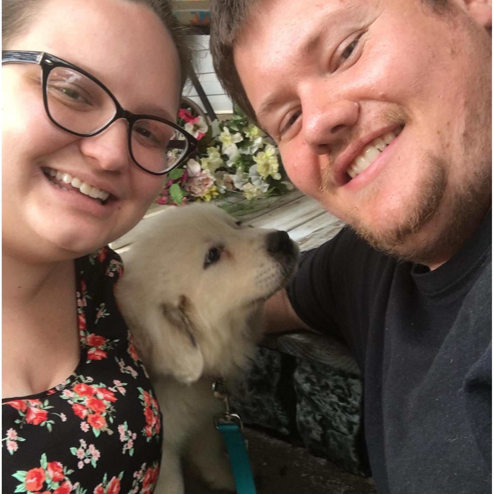 Our first day home with our Ellie Bee!