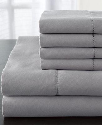 Solid Luxury 1200 Thread Count 6-Pc. Queen Sheet Set