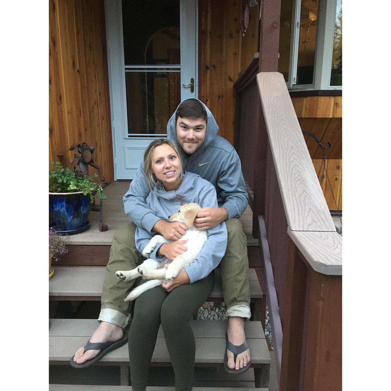 Family photo with Maya