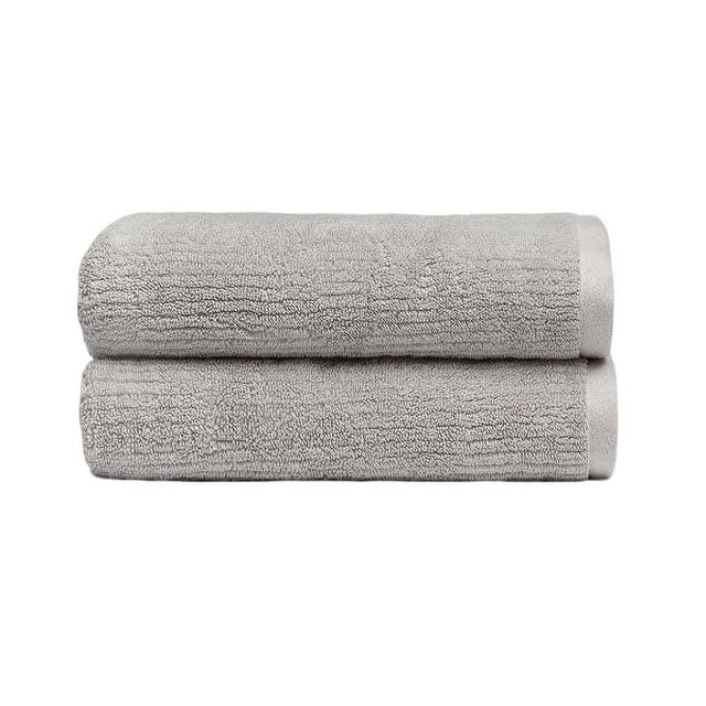 Cozy Earth Ribbed Terrry Hand Towels, Set of 2
