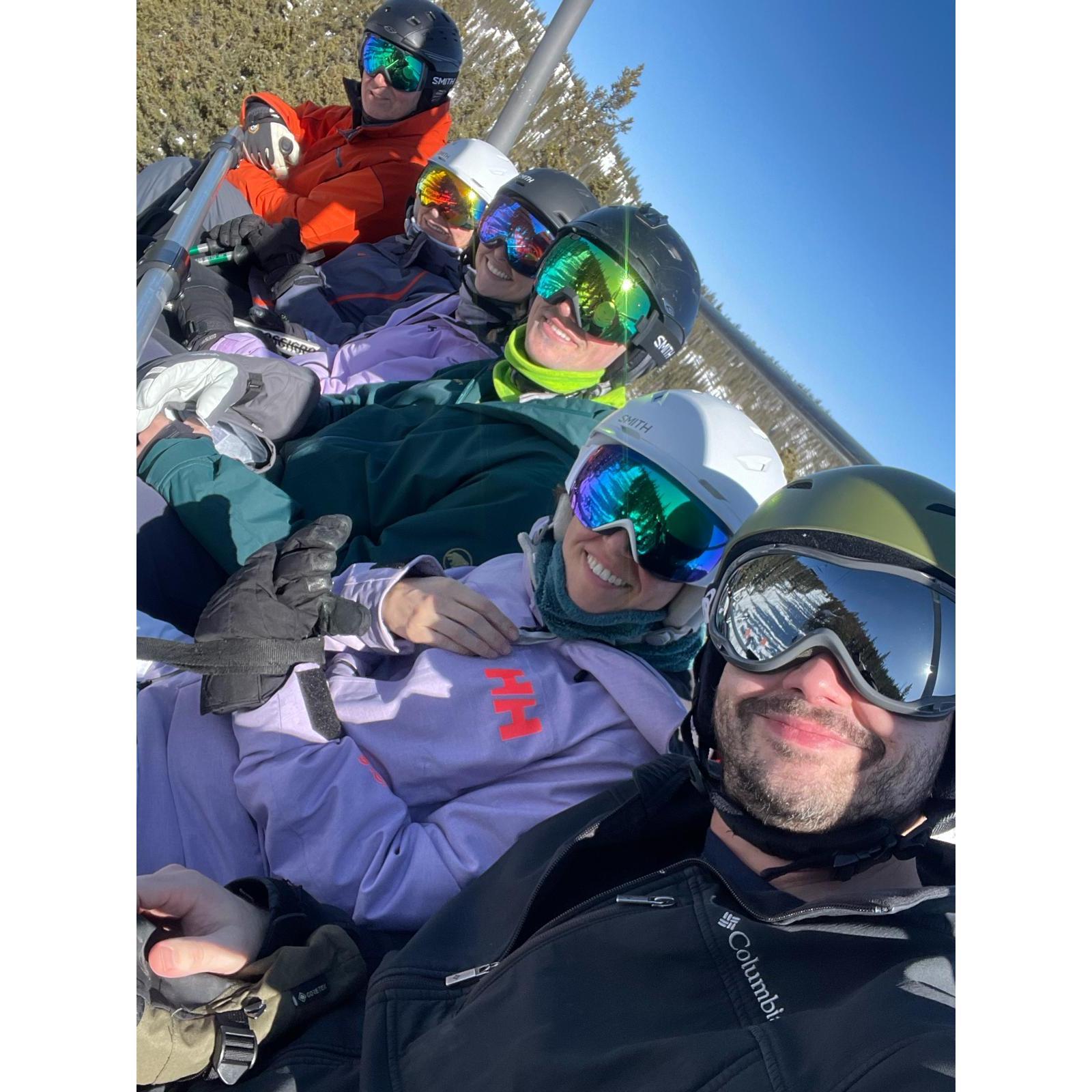 First time Andrew skied with the Librizzi crew, Winter Park