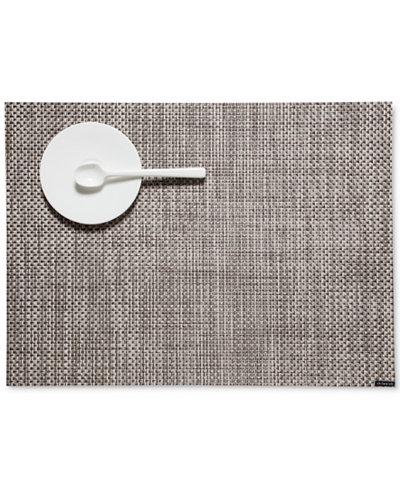 14" x 19" Basketweave Woven Vinyl Placemat
