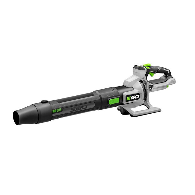 EGO Power+ LB8800 880CFM 200MPH Carbon Fiber Leaf Blower with Digital Display, Tapered and Spread Nozzles Included, Battery and Charger Not Included.