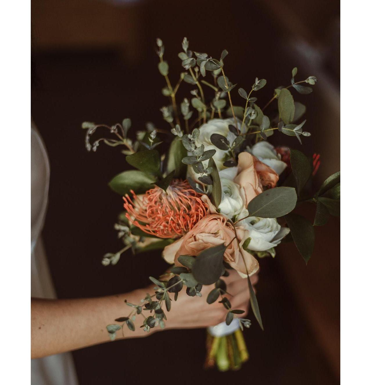 My gorgeous flowers, made by a friend.