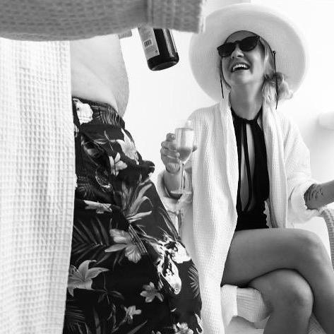 Only have eyes for my babe...and champagne