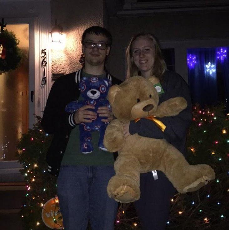 Our first Christmas as a couple.
