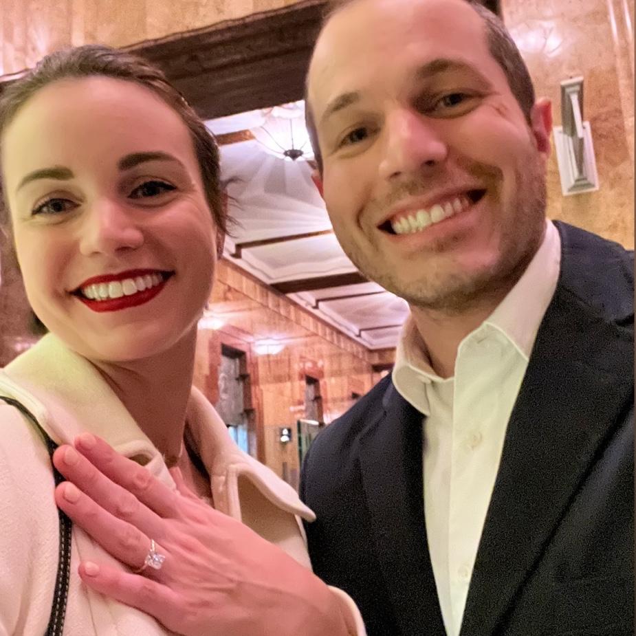 Engagement dinner at Saga. Sam did real good.