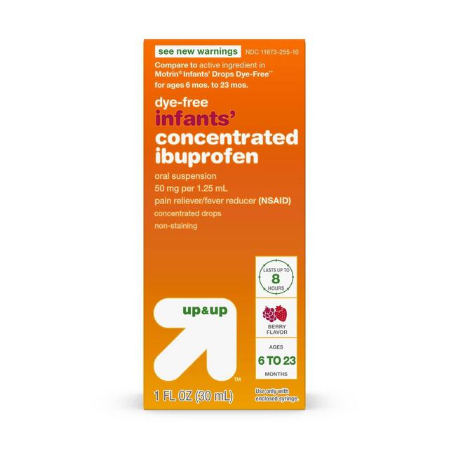 Infants' Concentrated Ibuprofen (NSAID)Oral Suspension Pain & Fever Reducer Liquid - Berry - 1oz - Up&Up™