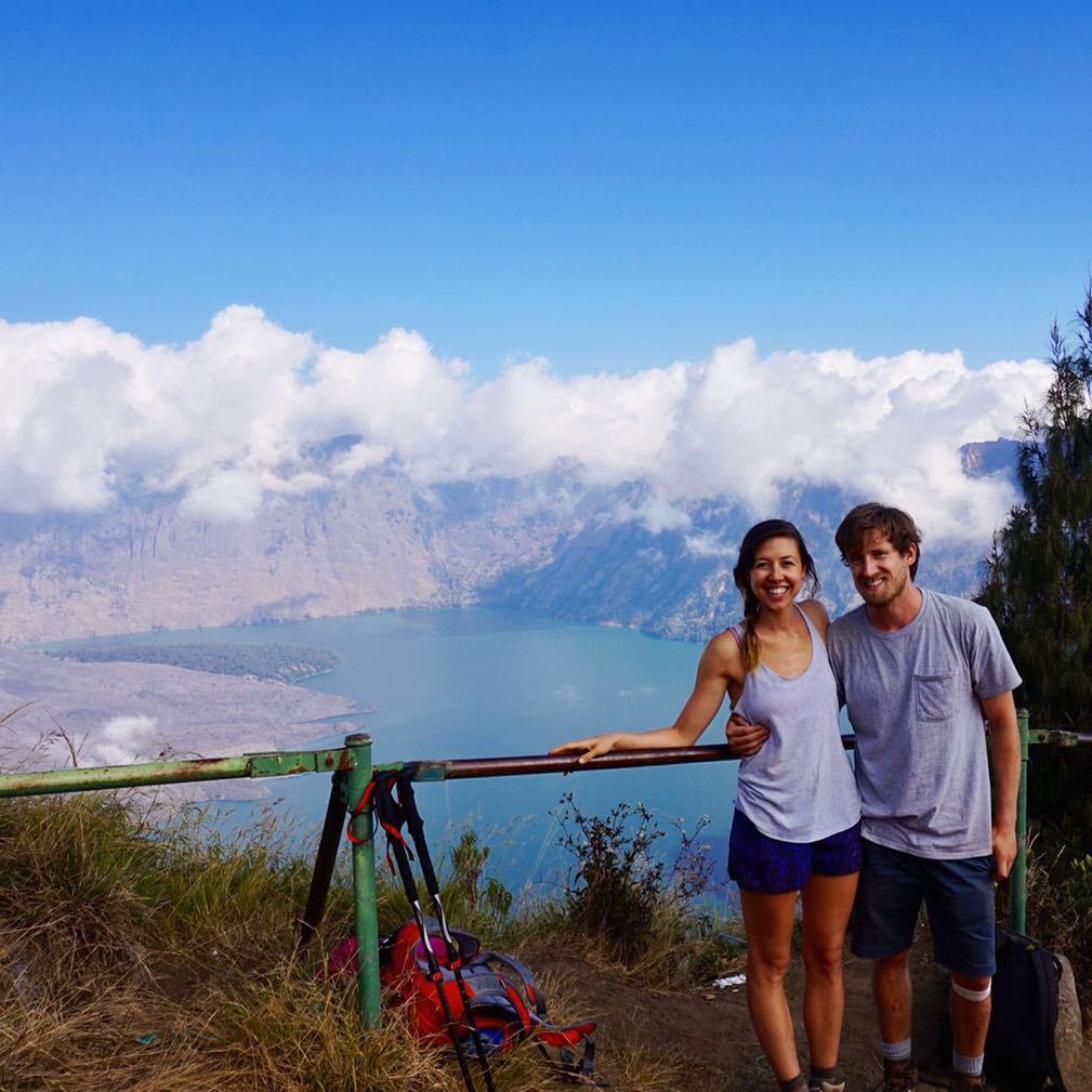 Climbed a volcano Lombok, Indonesia!