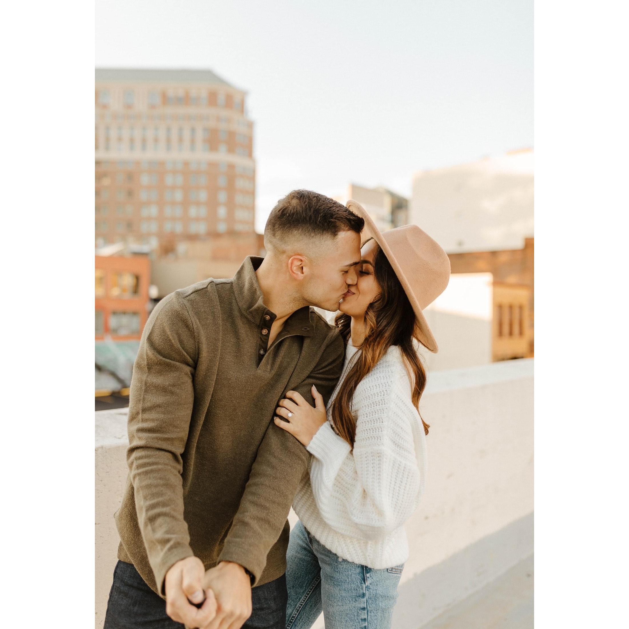 Sneak peak at our engagement photos!