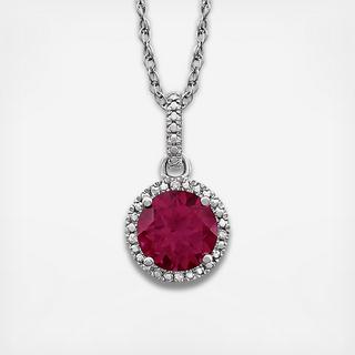 Halo Pendant Necklace