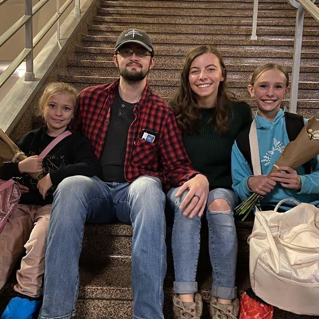 Nutcracker ballet show with Matthew's sisters