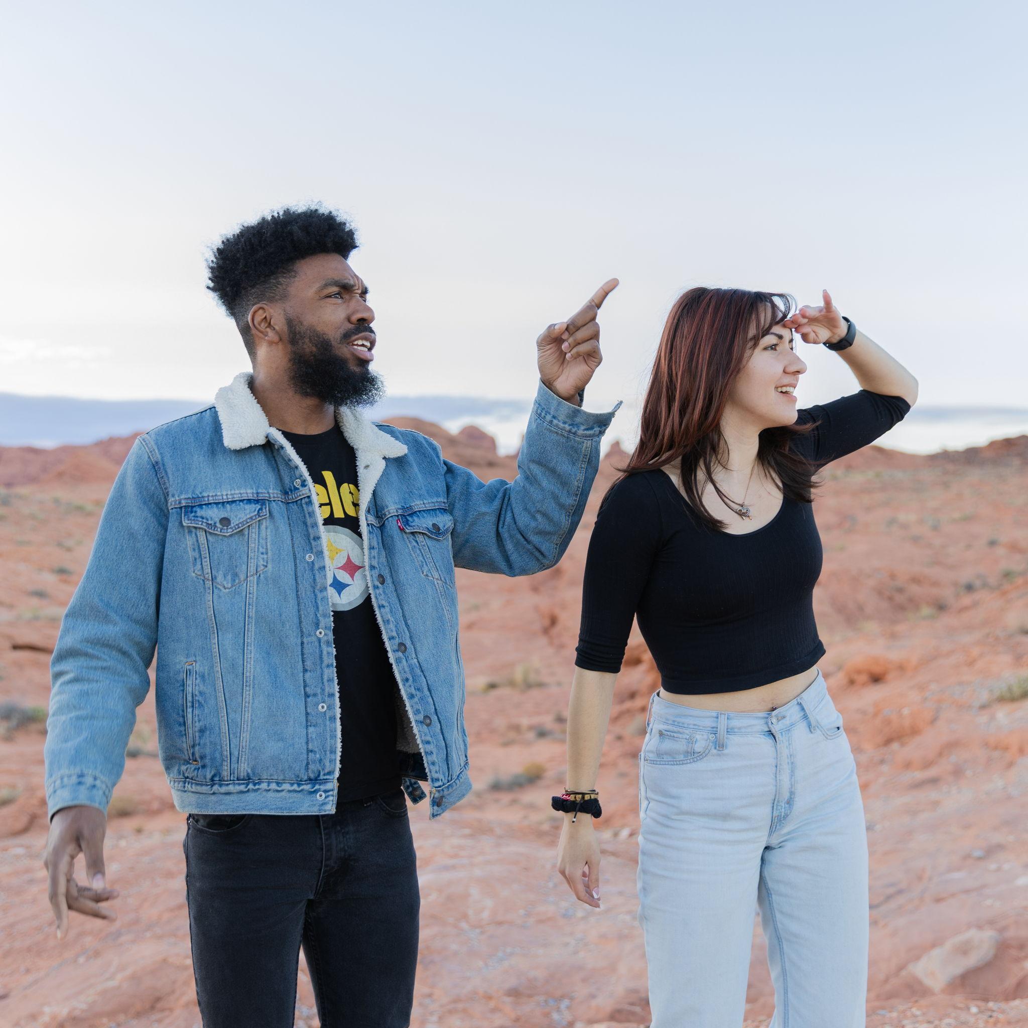 Whoa! What's that! Exploring the Nevada desert.