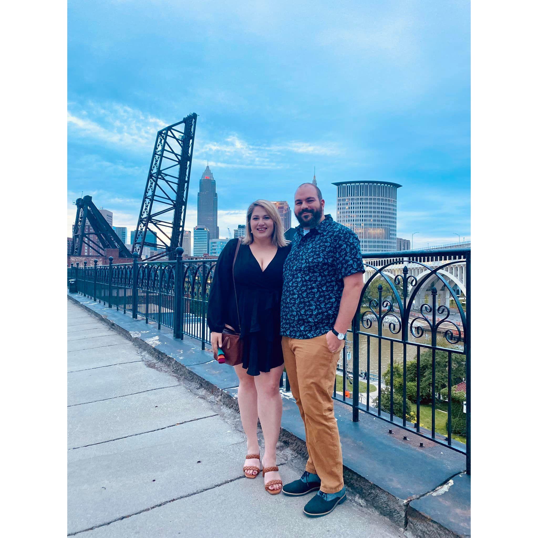 Our 1 year anniversary in Cleveland