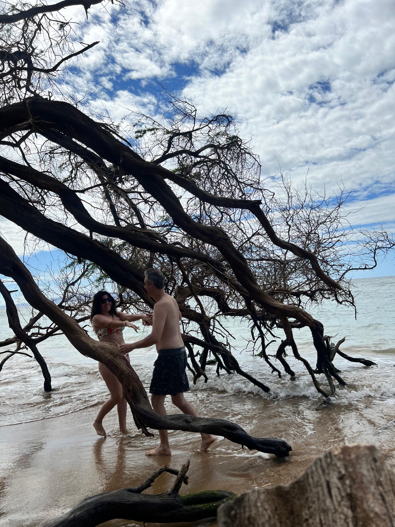 Ocean fun in Maui on our honeymoon