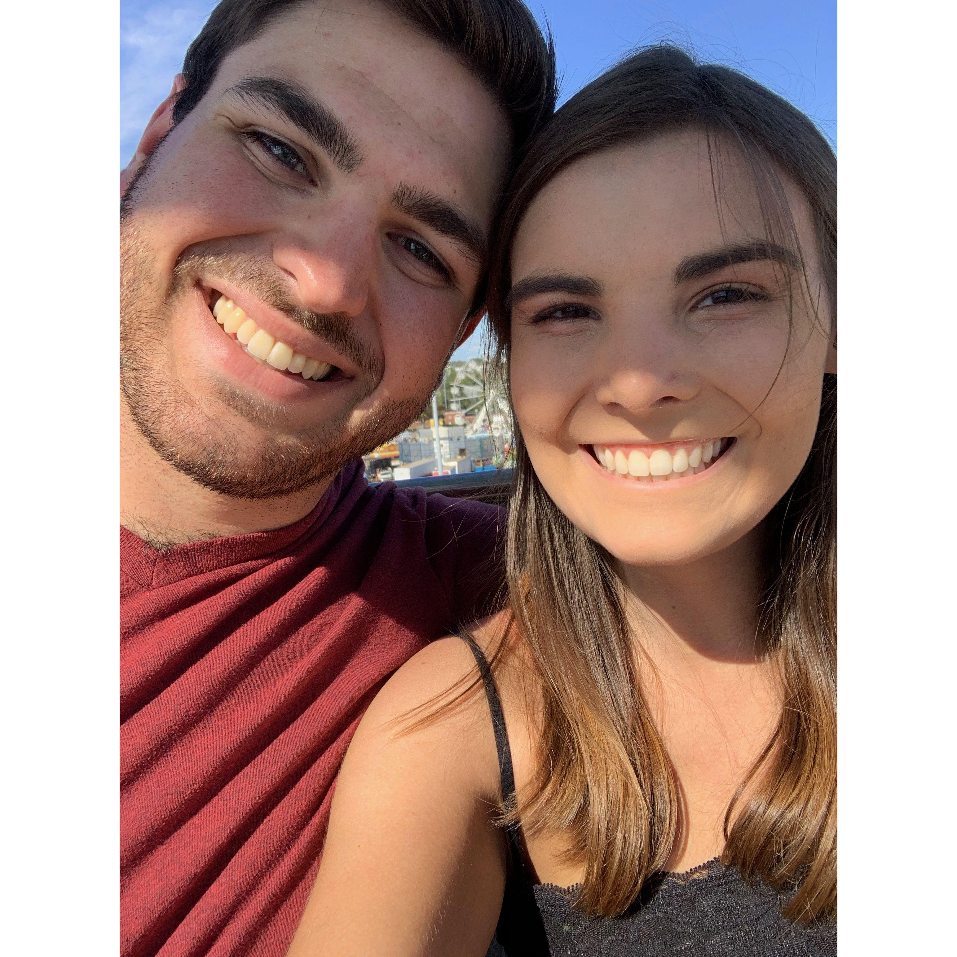 Our second first date at the Carolina Classic Fair in Winston-Salem
