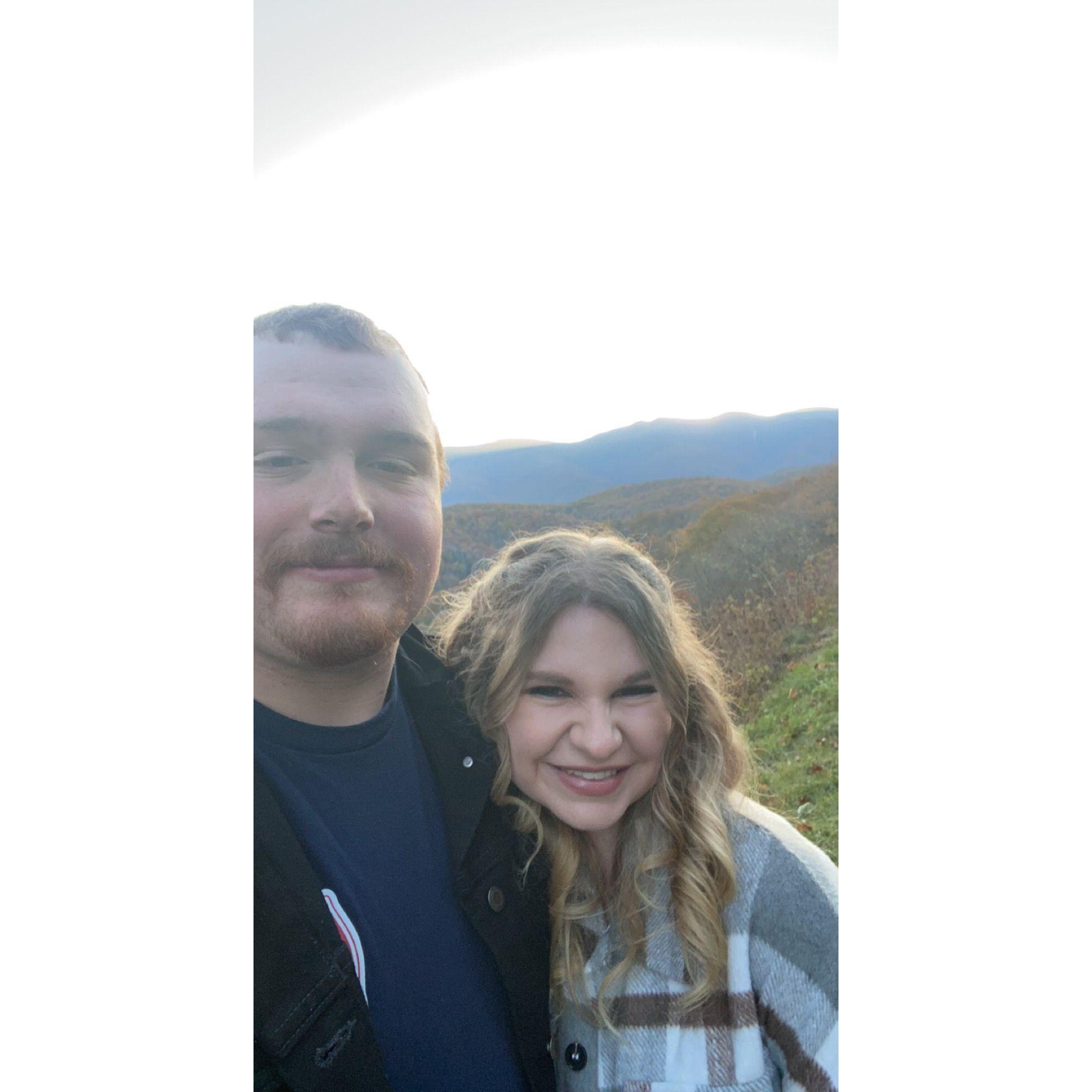 Blue Ridge Parkway Sunset date night, Fall 2022