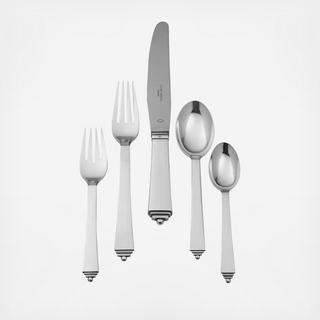 Pyramid Stainless Steel 5-Piece Flatware Set, Service for 1