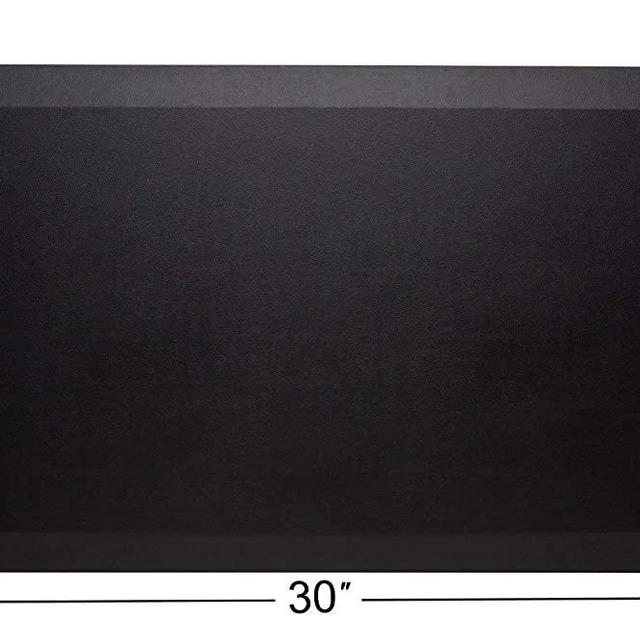 Amcomfy Anti Fatigue Mat Comfort Standing Mat for Kitchen and Office (20 x 30 x 3/4 Inches, Black)