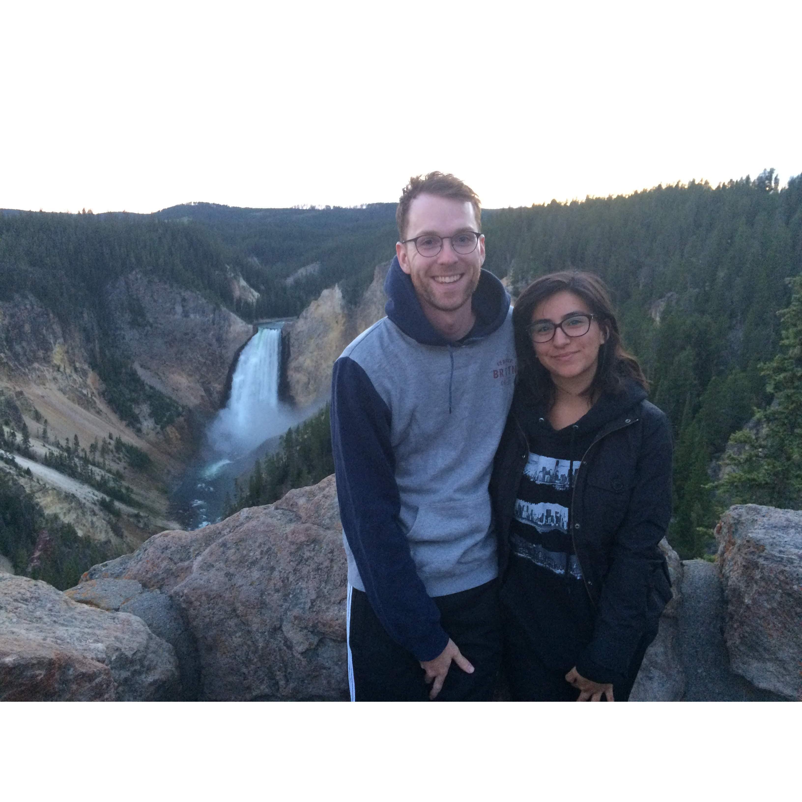 Lower Falls in Yellowstone National Park - July 2016