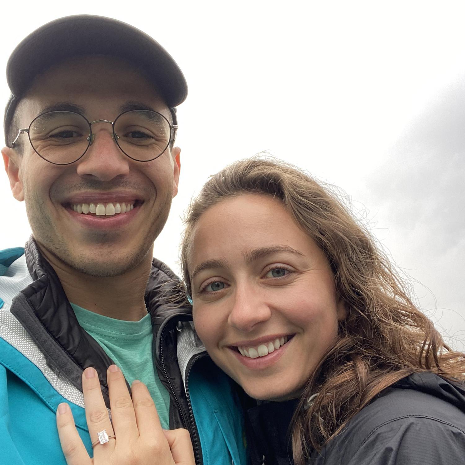 This is right after Soysal proposed along the water in Seward, AK.