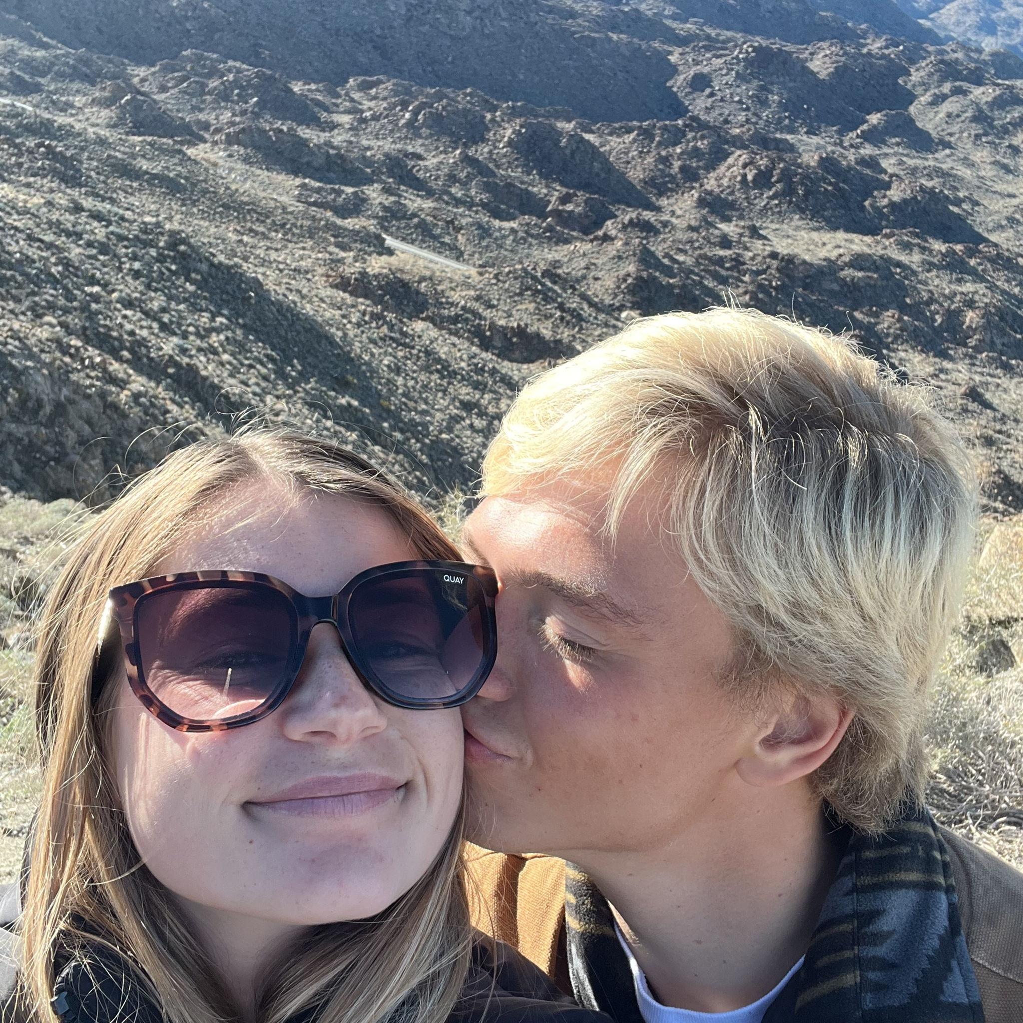 In the mountains on Palm Springs winter of 2023