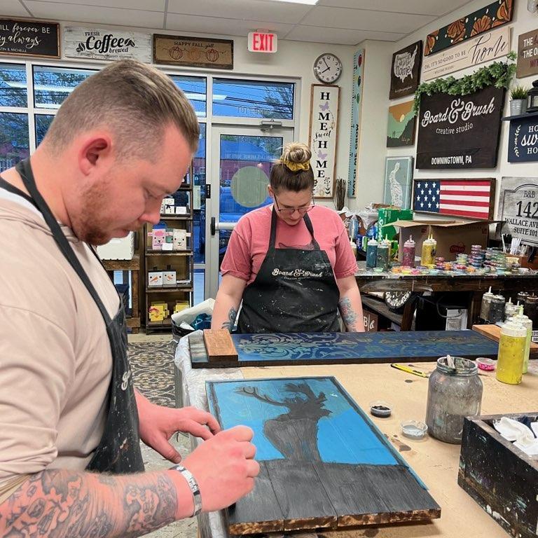 Wood working workshop for Veterans.