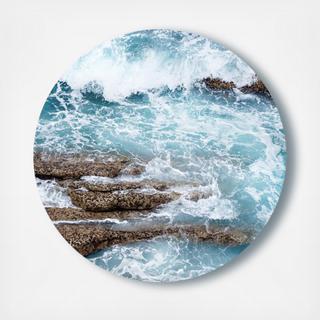 Azur Water Circle Acrylic Art