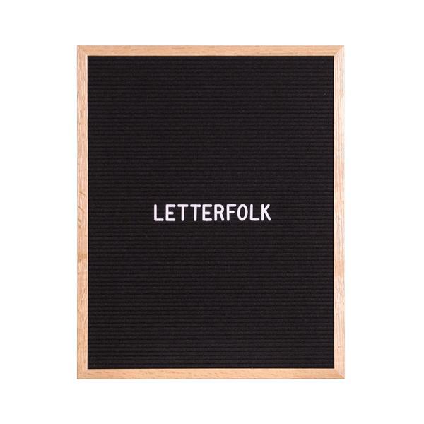 The Writer Oak- Letter Board
