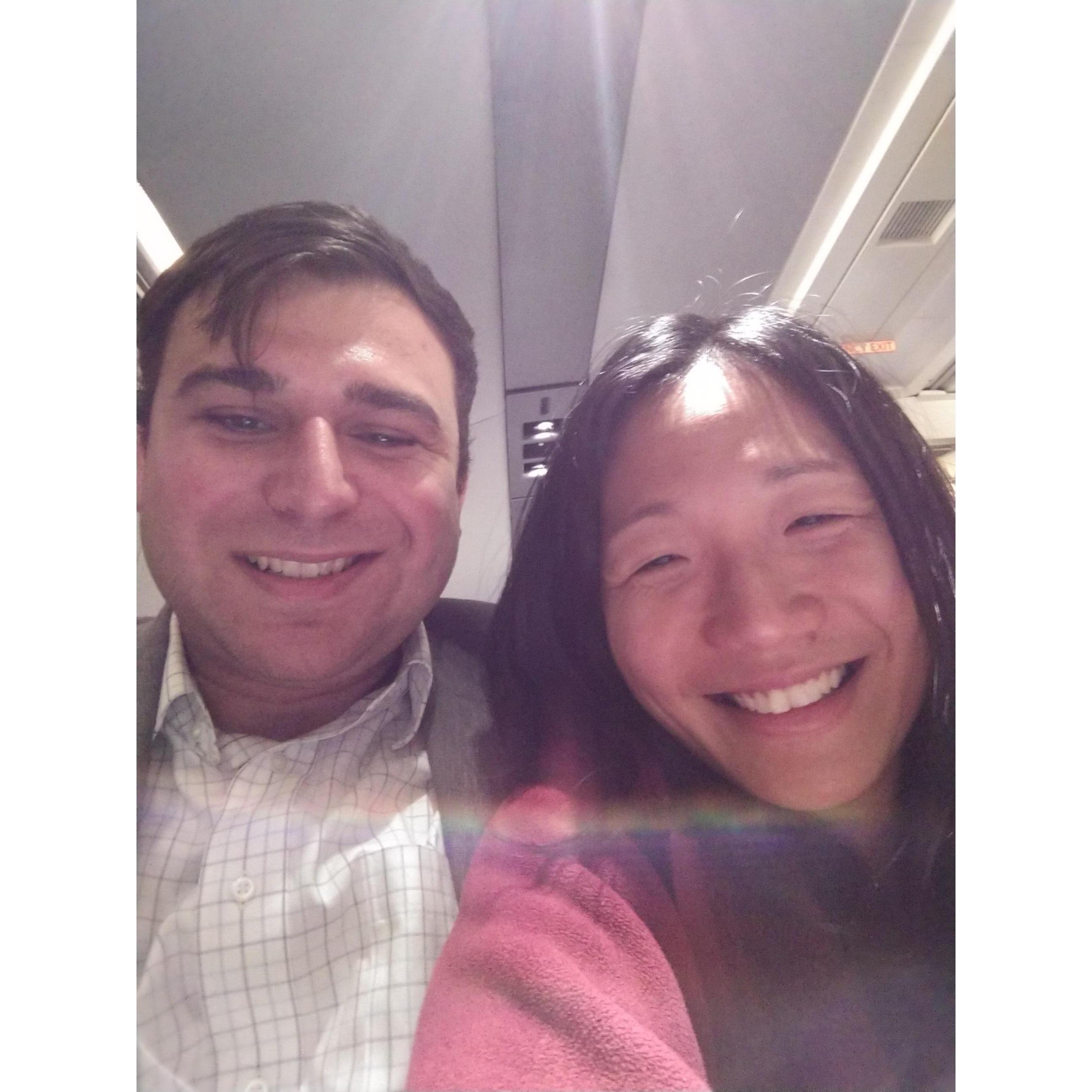Taking a train to Boston is part of Charles' and Mili's seasonal trips
