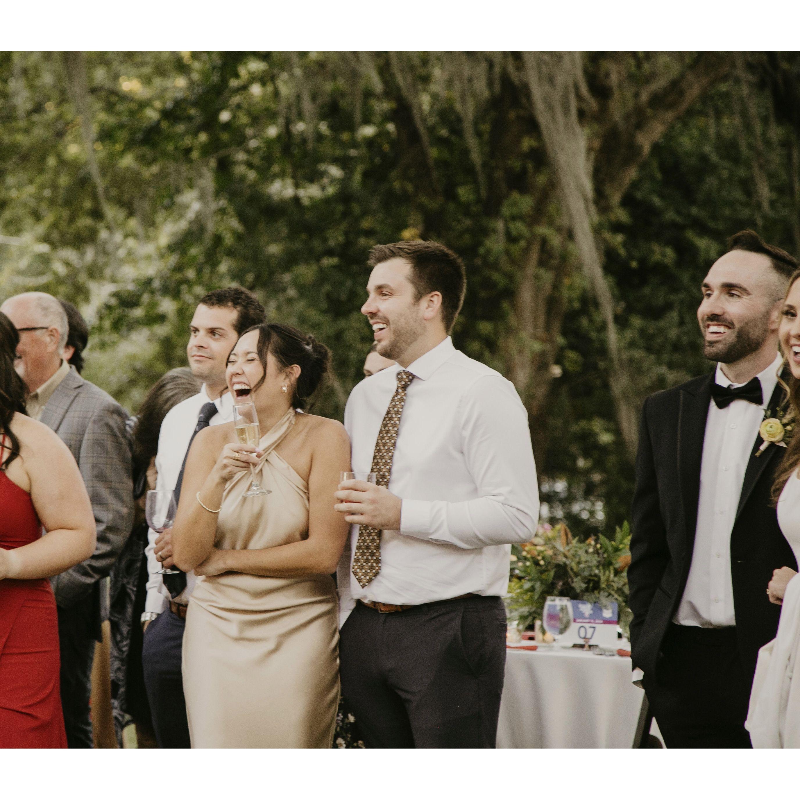 Cleaned up nice and giggling