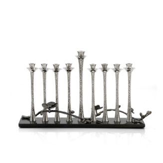 Black Orchid Menorah