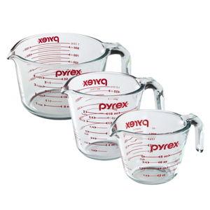Pyrex 3 Piece Measuring Cup Set