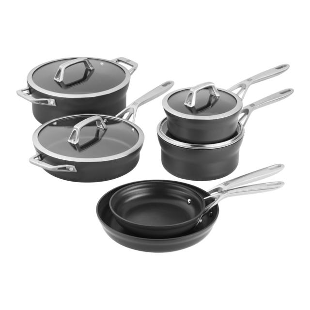 ZWILLING Motion10-pc, Hard Anodized Nonstick Cookware Set