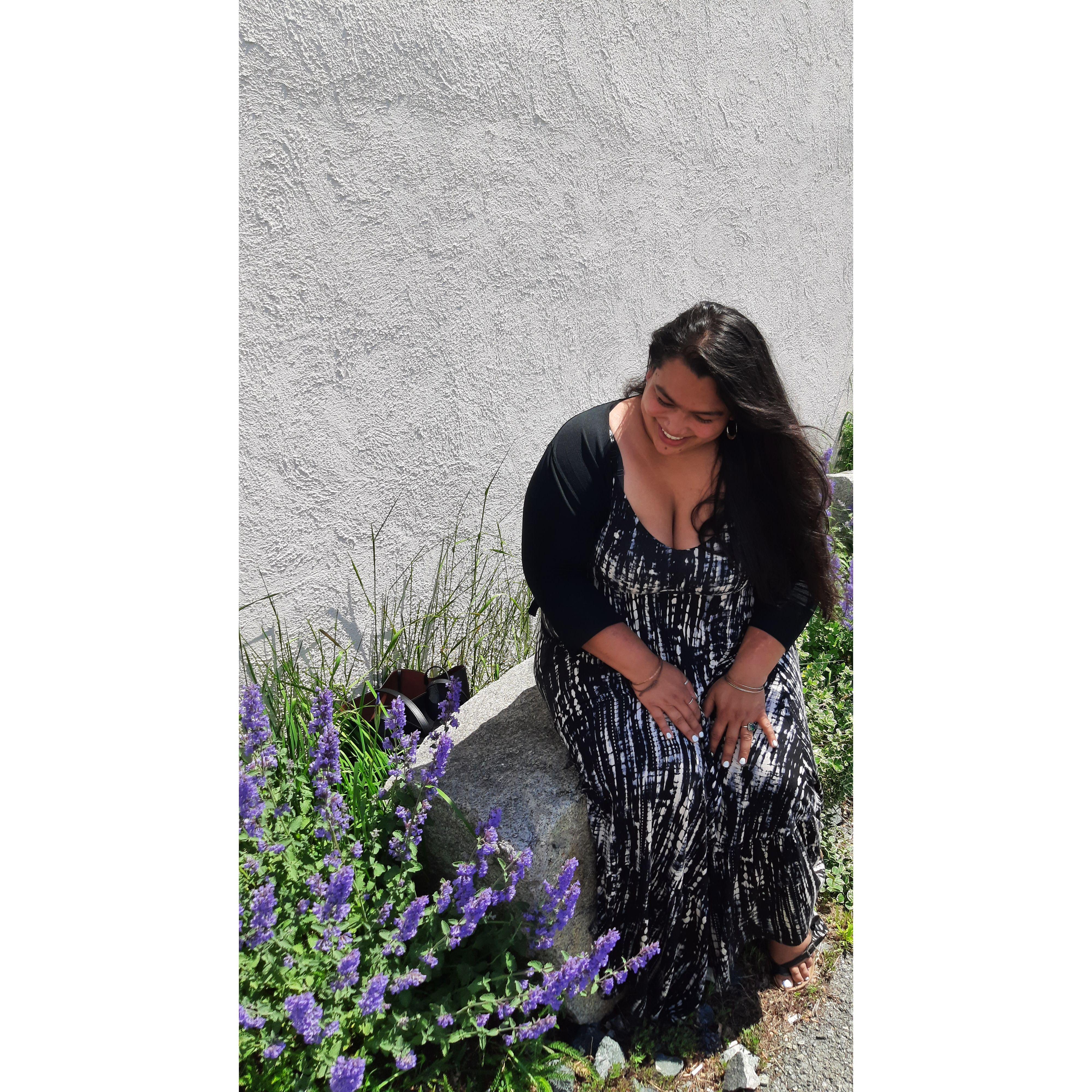 We explored downtown Bar Harbor and took it nice and slow, enjoying the scenery - Karina literally stopped to smell the flowers and I loved getting to watch her just enjoy the moments.