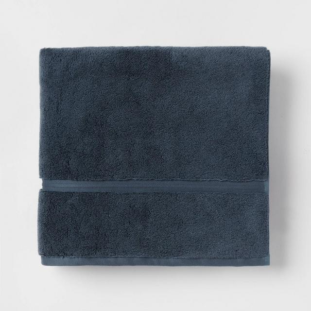 Spa Plush Bath Towel Slate Blue - Threshold™