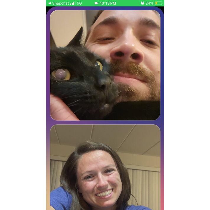 So glad we don't have to do as many phone dates any more.
