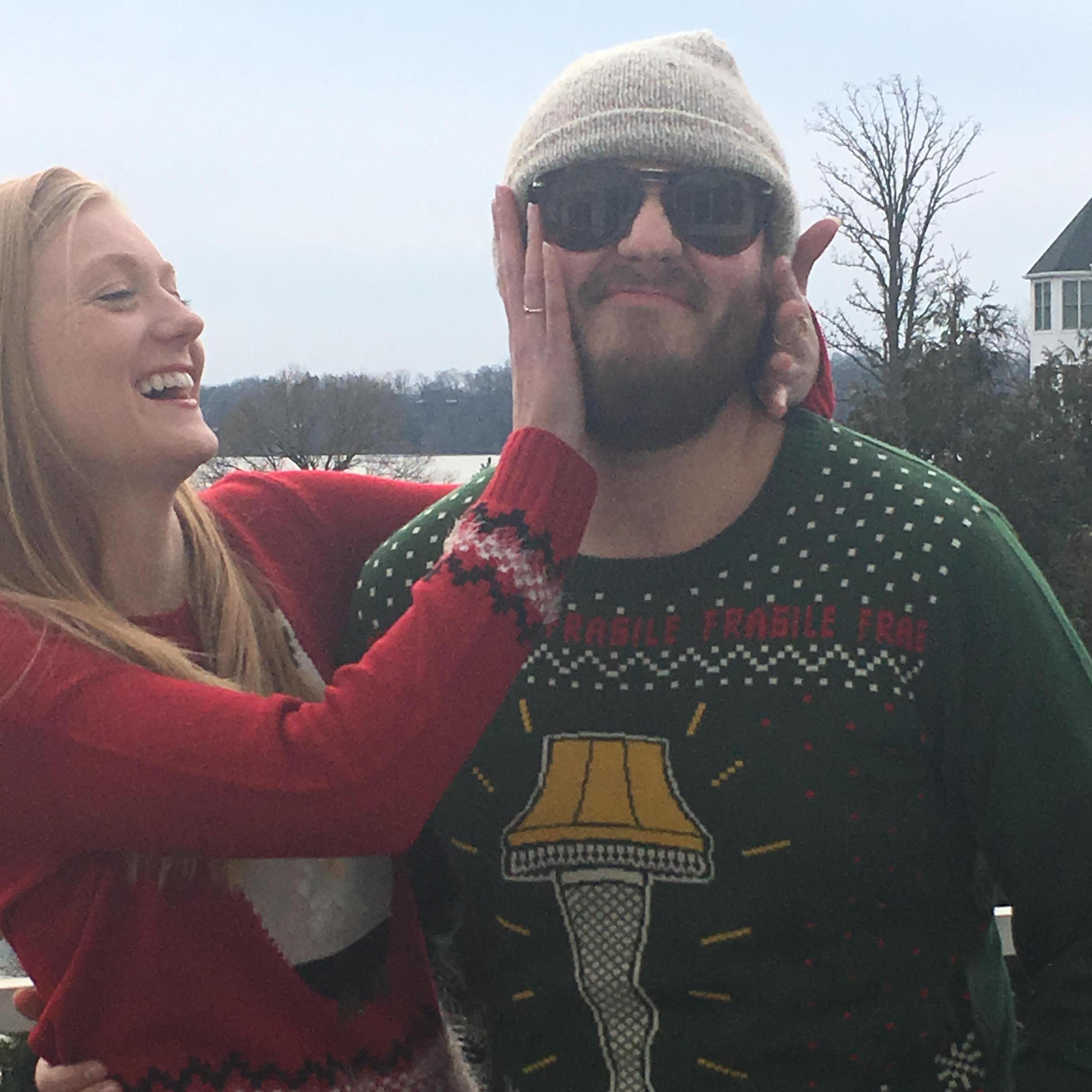 Ugly sweater fun at Osthoffs in Elkhart Lake, WI
