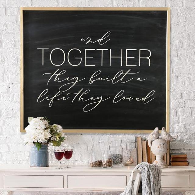 And together they built a life they loved