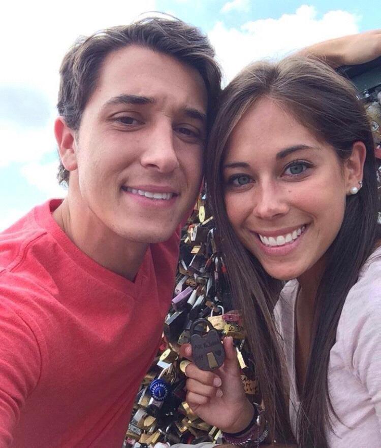 Leaving our lock at Love-Lock Bridge after a most magical day in Paris!