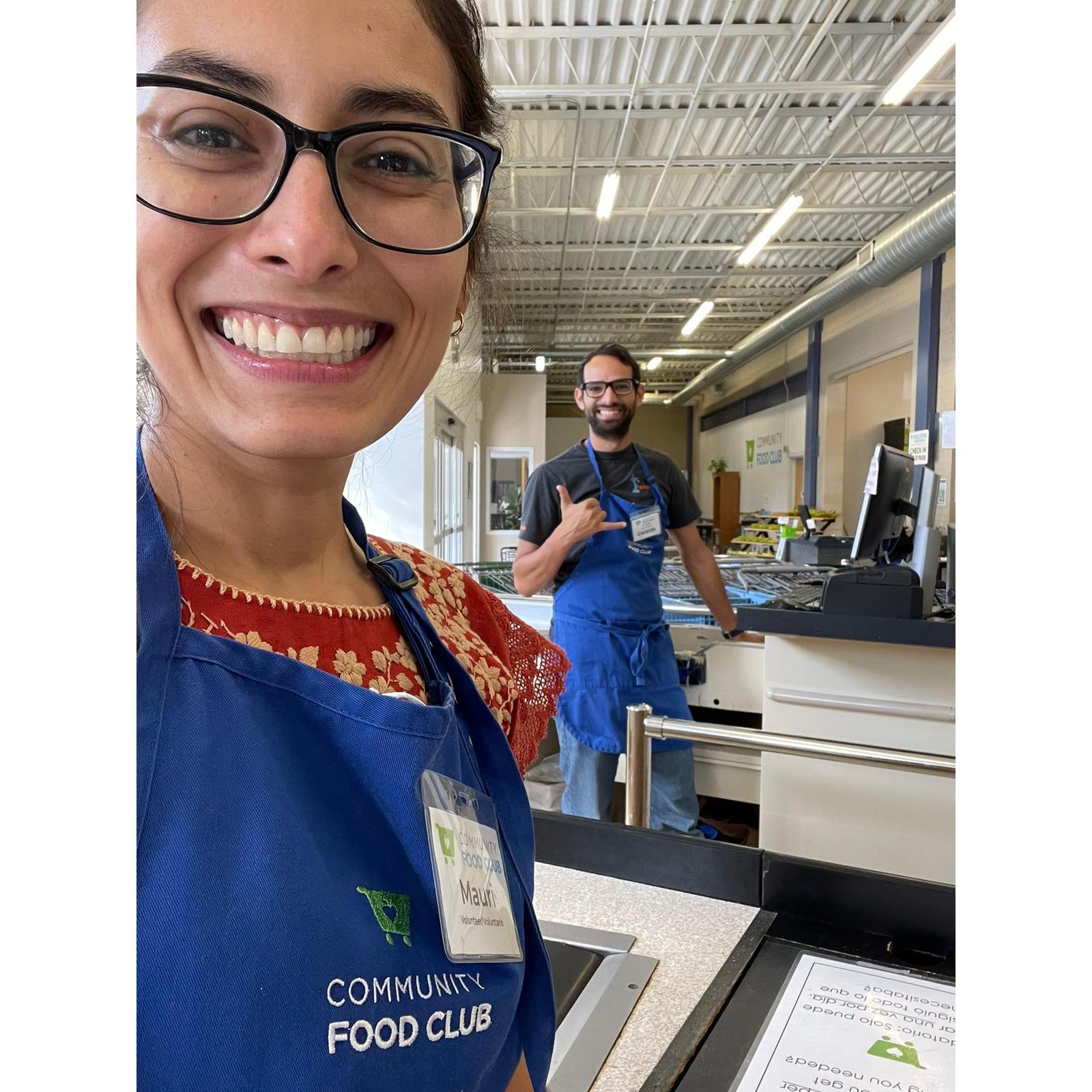 Volunteering at the Community Food Club
