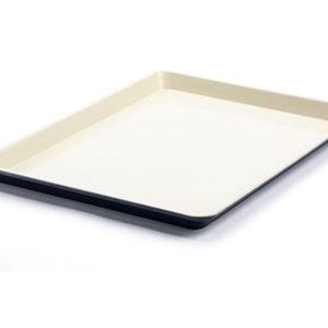 GreenLife Bakeware 18” x 13” Half Cookie Sheet Baking Pan, Non-Toxic PFAS-Free Healthy Ceramic Nonstick, Oven Safe to 450°F, Easy Release, Even Heating, Easy Clean, Navy