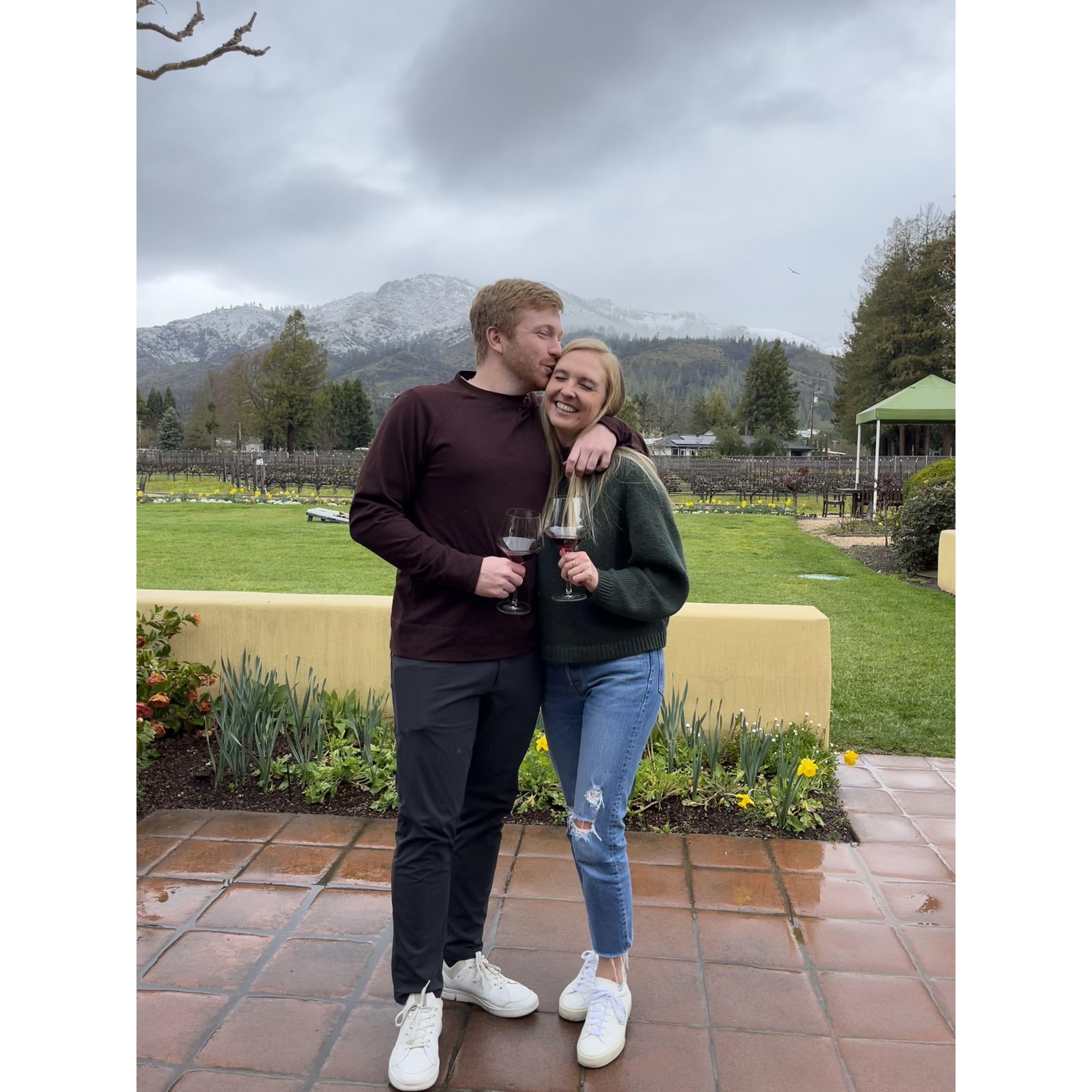 Rainy wine tasting days, February 2023