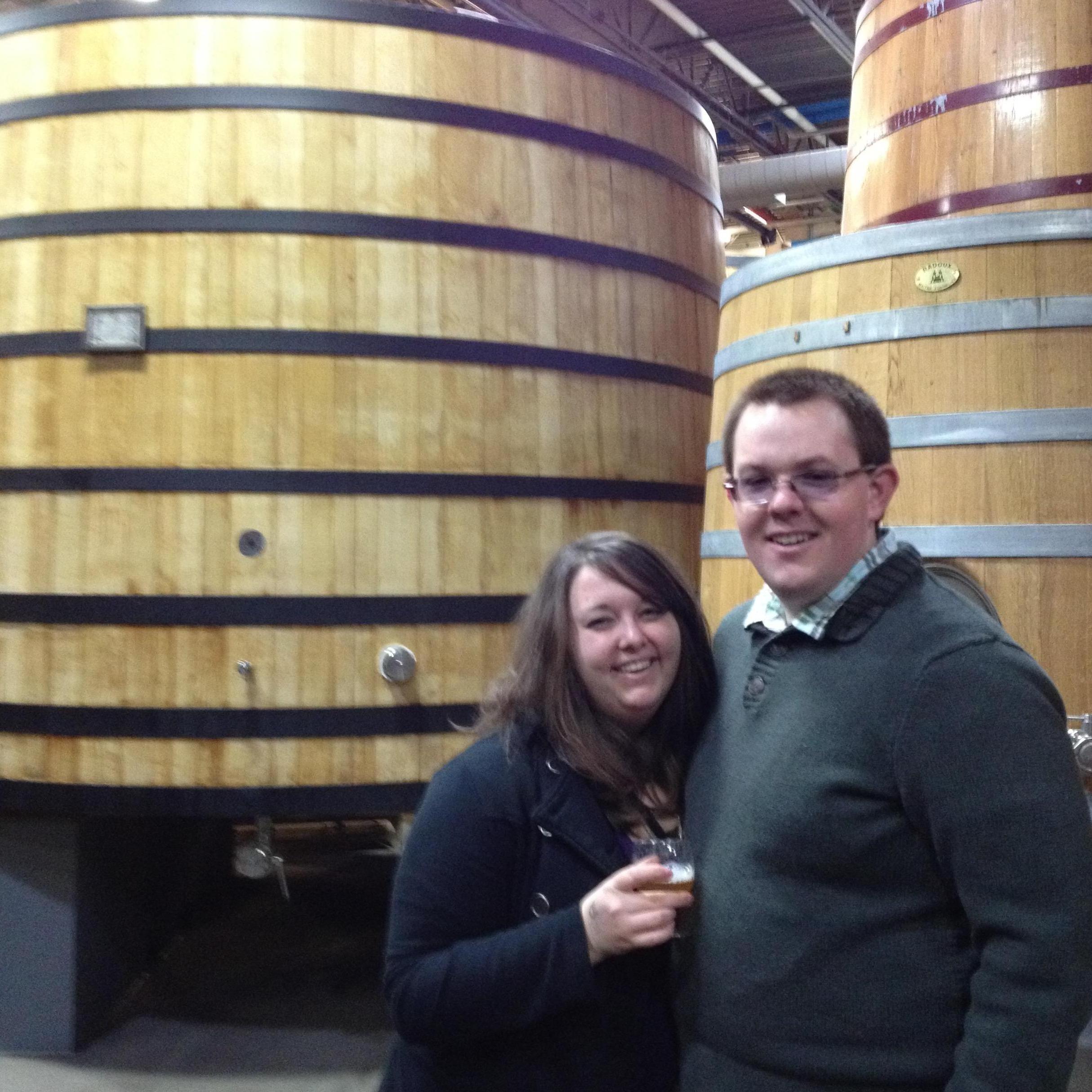 The day I graduated from CSU we celebrated at New Belgium. December 2013